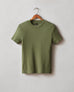Women's Luxe Rib Crew Tee - Fern